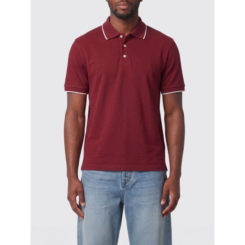 Saint Laurent Men Saint Laurent Men Jersey Polo Shirt Saint Laurent